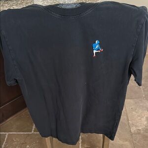 PALACE Black Short Sleeve Tee Minimalist Design